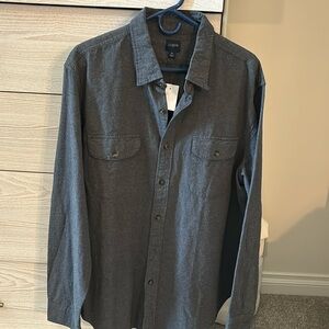 JCrew grey button down shirt. New with tags.